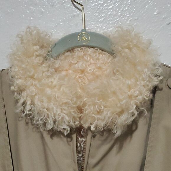 Vintage Reversible Genuine Curly Lamb Fur Coat Size 8 or M - Picture 10 of 16